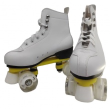 新款成人双排溜冰鞋儿童四轮滑鞋成年男女旱冰鞋双排轮速滑冰鞋