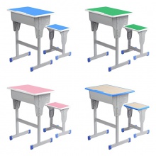 儿童加厚桌板学习桌小学生可升降培训班写字桌家用课桌椅套装批发