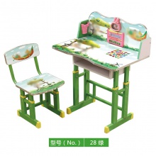 儿童学习桌卡通书桌可升降家用作业辅导课桌椅套装小学生作业桌