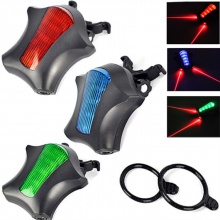 自行车尾灯 带Logo投影激光尾灯 自行车灯 投影尾灯