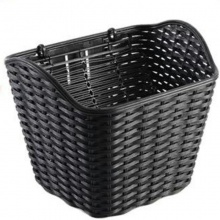 自行车双人电动车塑料蓝防雨防水篮子车筐不带盖 骑行用品