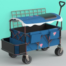 户外露营车推车营地车折叠手拉拖车野餐旅行便携野营露营用品装备