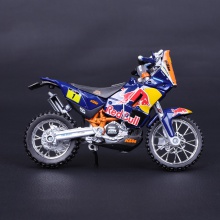 1:18 KTM 450 Rally 红牛摩托车模型送礼男孩批发