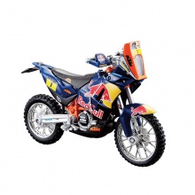 1:18 KTM 450 Rally 红牛摩托车模型送礼男孩批发