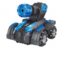 2.4G水珠弹遥控坦克 四驱漂移特技车多人竞技360°旋转水弹车