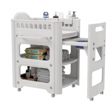 尿布台婴儿护理台换尿不湿尿布宝宝新生儿多功能可移动抚触婴儿床