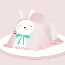 新生儿可折叠蚊帐无底宝宝全罩式蚊帐罩儿童大小床防蚊多种颜色