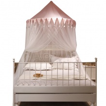 夏季新款公主风半圆吊顶蚊帐床头装饰床幔圆顶儿童床睡帐