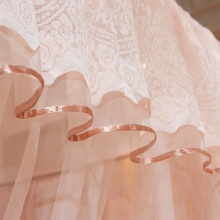 加粗加密支架方顶蚊帐三开门宫廷落地式文帐1.2/1.5/1.8m