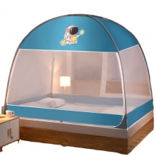 蒙古包蚊帐家用卧室免安装儿童防摔婴儿床家用防尘顶卡通卧室蚊帐