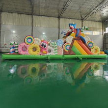 新款儿童充气城堡小型蹦蹦床游乐园滑梯室内外广场游乐设备淘气堡