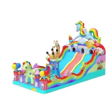 游乐设备充气城堡户外摆摊淘气堡充气滑梯蹦床儿童乐园淘气堡厂家