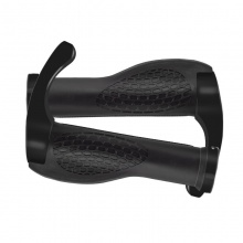 山地车副把铝合金牛角把肉球手握把套自行车锁死把套单车装备配件