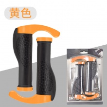 山地车副把铝合金牛角把肉球手握把套自行车锁死把套单车装备配件