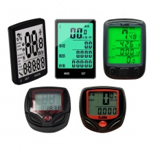 山地自行车码表骑行无线中文防泡夜光测速器里程表单车配件迈速表