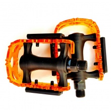 山地自行车双色防滑脚踏板子骑行用品装备配件