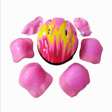 儿童护膝护腕护肘套装护具宝宝防摔运动平衡车轮滑溜冰鞋头盔