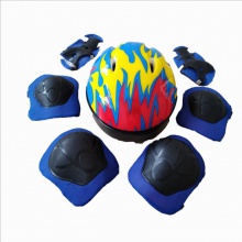 儿童护膝护腕护肘套装护具宝宝防摔运动平衡车轮滑溜冰鞋头盔