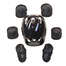 儿童轮滑头盔护具7件套滑板小孩平衡车加厚护膝旱溜冰鞋护具套装