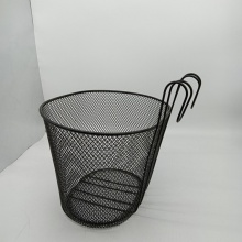 自行车网框折叠车铁车筐 车把前挂车篮子前挂篮子车筐自行车车筐