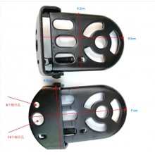 中款自行车山地车后脚蹬子小孩子电动车折叠试脚踏板骑行用品配件