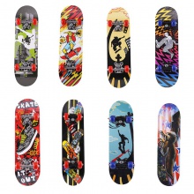 儿童四轮滑板塑料支架小滑板板面60*15cm初级滑板PVC轮 玩具滑板