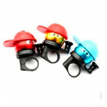 小帽车铃 打铃 儿童车用型棒球小子卡通式小帽铃铛