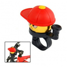 小帽车铃 打铃 儿童车用型棒球小子卡通式小帽铃铛