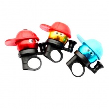 小帽车铃 打铃 儿童车用型棒球小子卡通式小帽铃铛