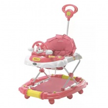 新型便携式儿童学步车折叠前娃娃防翻车设计