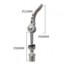 自行车座管快拆杆折叠车快拆螺丝坐管固定螺丝山地车坐管夹快拆扣