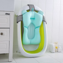 柔软婴儿洗澡新生儿防滑支架浴床浴盆可坐躺婴儿洗浴用品儿童浴盆