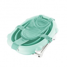 婴儿童沐浴五角网浴兜新生儿浴盆洗澡架宝宝洗澡盆浴床网兜婴幼儿