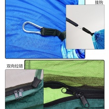 户外吊床秋千带蚊帐室外大人儿童防蚊掉床野外树上摇床