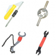 拆中轴牙盘飞轮自行车山地车工具截链器内六角扳手辐条扳手支架