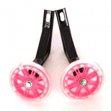 自行车童车配件12寸-20寸副轮平衡辅轮静音发光辅助轮儿童骑行用