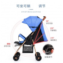 婴儿车推车可坐可躺可折叠轻便儿童车宝宝外出小推车简易小孩伞车