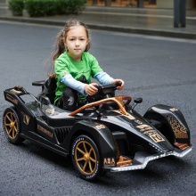新款卡丁车儿童电动车四轮漂移车遥控男女小孩充电玩具汽车可坐人