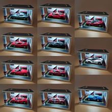 1:24法拉利拉法FXXK汽车模型仿真合金车模个性装饰摆件礼物