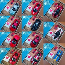 1:24法拉利拉法FXXK汽车模型仿真合金车模个性装饰摆件礼物