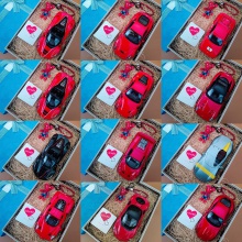 1:24法拉利拉法FXXK汽车模型仿真合金车模个性装饰摆件礼物