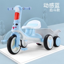 儿童三轮车带斗宝宝玩具车带音乐灯光男女孩童车自行车