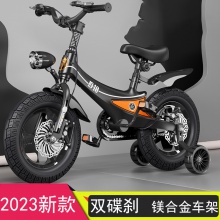 儿童自行车2-5-6-7岁男女小孩镁合金双碟刹宝宝脚踏单车