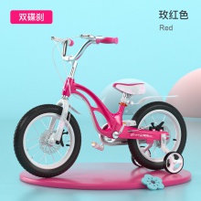 新款镁合金儿童自行车 车条轮单碟刹12寸14寸16寸18寸儿童脚踏车