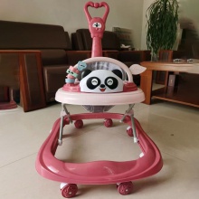 婴儿童宝宝学步车助步滑行车可手推可坐防侧翻防O型腿带摇篮