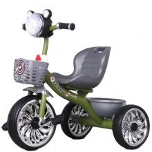 儿童三轮车适用于1-2-6岁婴儿电动三轮车带灯男童女童平衡自行车