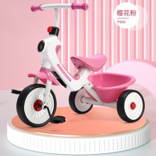 儿童三轮车脚踏车2-6岁男女孩童车带斗脚蹬防侧翻儿童平衡自行车