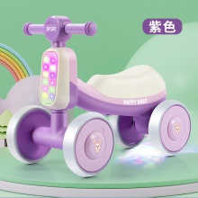 儿童滑行车扭扭车1-3岁宝宝音乐灯光四轮防侧翻助步车小孩溜溜车