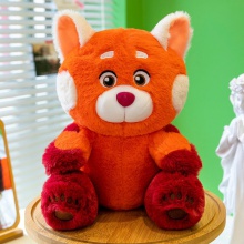 红熊猫小美公仔青春变形记同款小熊猫毛绒玩具活动礼物婚庆布娃娃