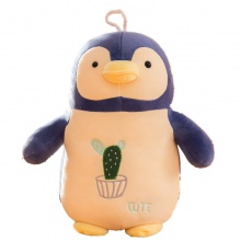 厂家企鹅公仔毛绒玩具花园企鹅软体抱枕可爱玩偶生日创意礼物